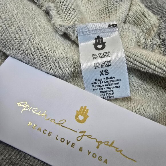 Spiritual Gangster Gray Hthr Ash La Vida Shortsleeve Pullover NWT XS - Picture 4 of 5